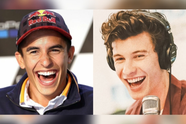Marc Marquez dan Shawn Mendes