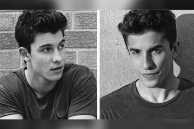 Shawn Mendes dan Marc Marquez