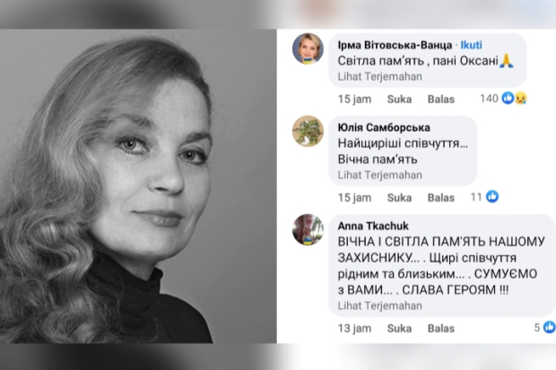 Oksana Shvets Tewas dalam serangan Rusia