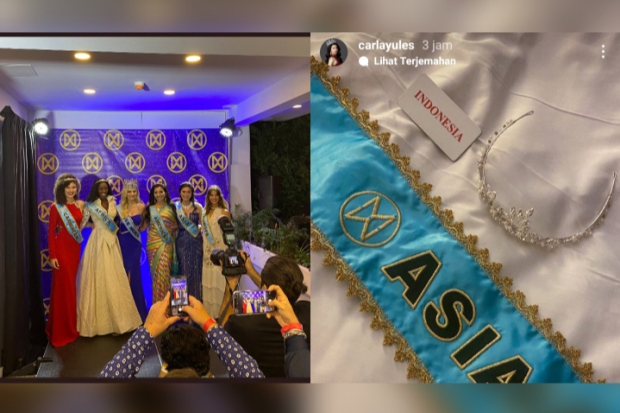 Carla Yules Raih Gelar Miss World Asia 2021