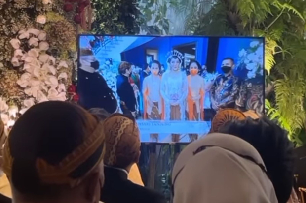 Akad pernikahan Putri Tanjung dan Guinandra Jatikusumo