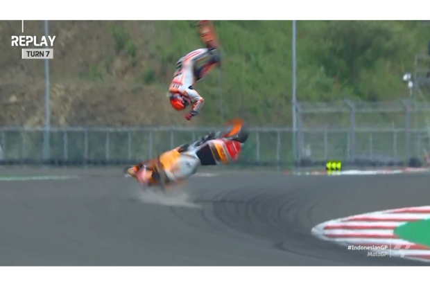 Marc Marquez alami crash