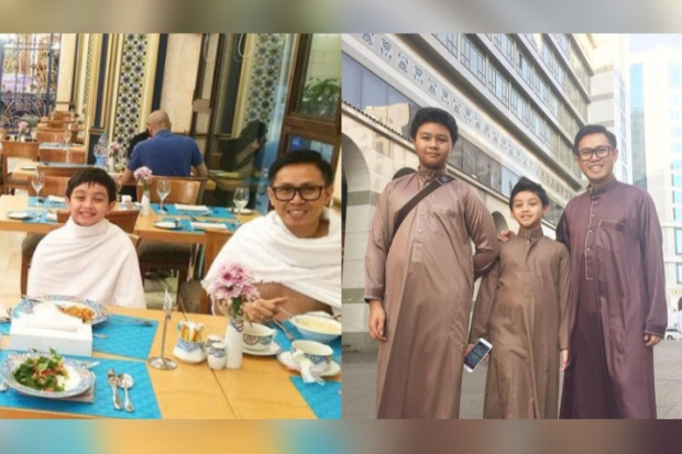 Cannavaro Saat Umroh 