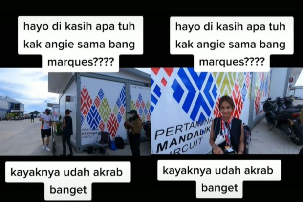 Angie Ang dan Marc marquez