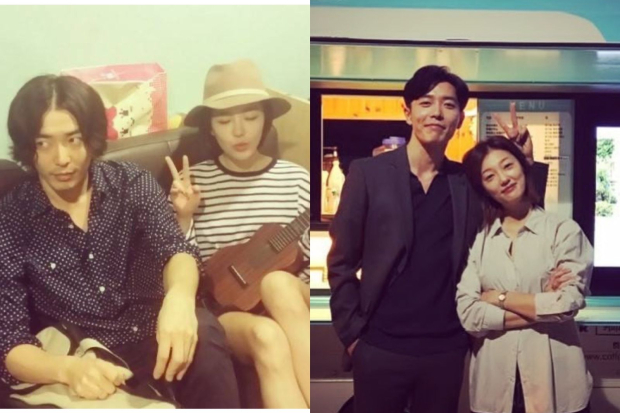 Kim Jae Wook bersama Ga In dan Lee El