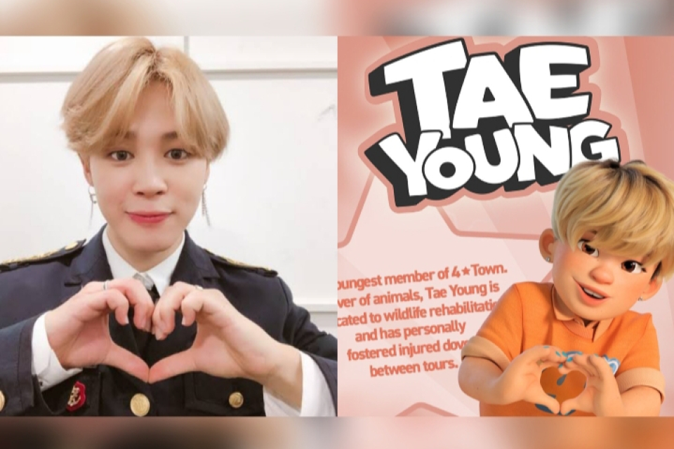 Jimin BTS dan Taeyoung Turning Red