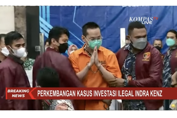 Indra Kenz dipenjara