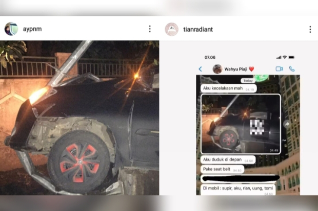Rian dan Wahyu DMasiv Alami Kecelakaan