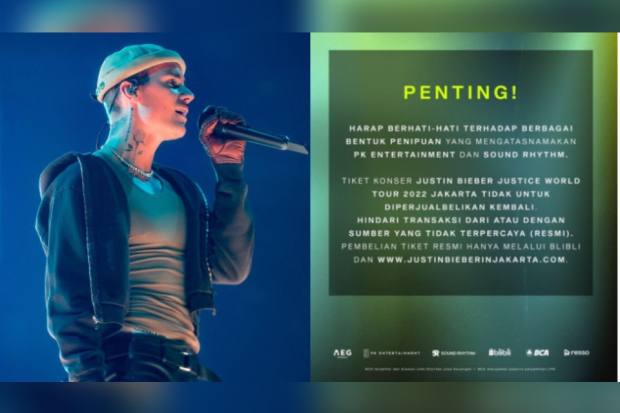 Himbauan untuk konser Justin Bieber di Jakarta