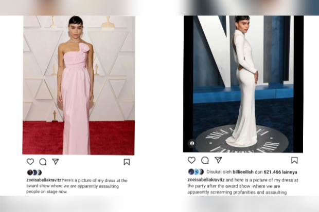 Zoe Kravitz Tanggapi Insiden Will Smith dan Chris Rock