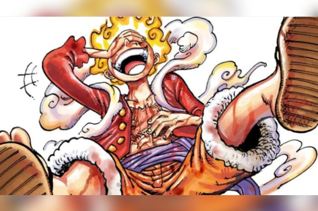 Luffy dalam wujud Hito Hito No Mi model Nika