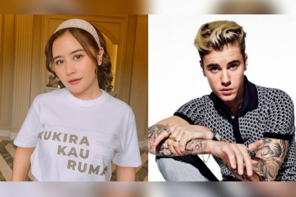 Prilly Latuconsina dan Justin Bieber