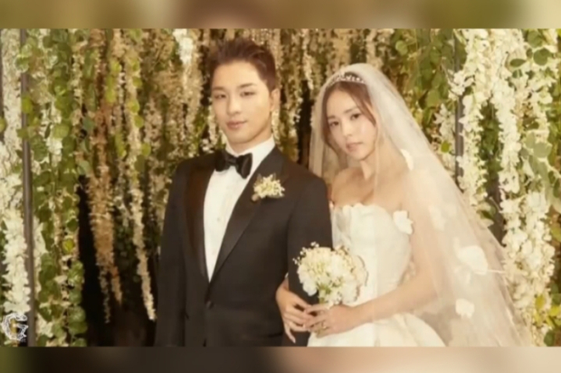 Taeyang BIGBANG dan Min Hyo Rin