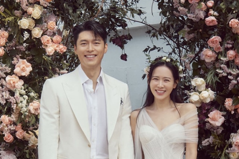 Foto pernikahan Hyun Bin dan Son Ye Jin