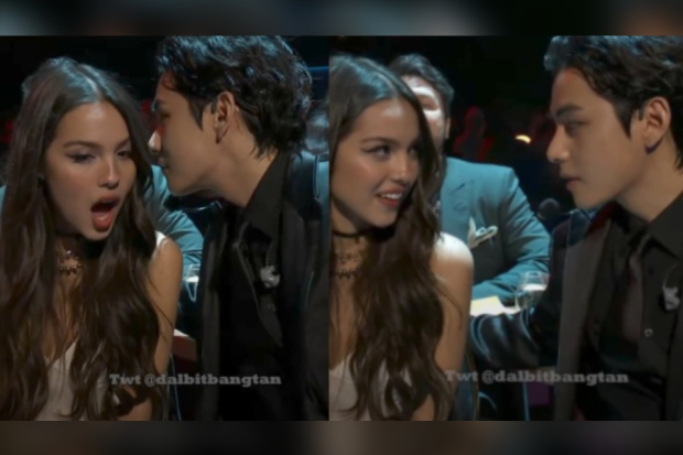 V BTS dan Olivia Rodrigo