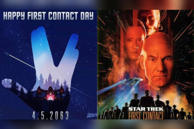 First Contact Day Star Trek