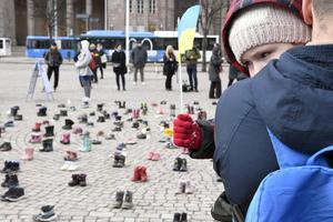 UKRAINE-CRISIS/FINLAND-PROTESTS