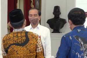 Presiden Joko Widodo menerima Anggota Ombudsman
