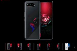 Ilustrasi hp gaming Asus Rog 5 Phone