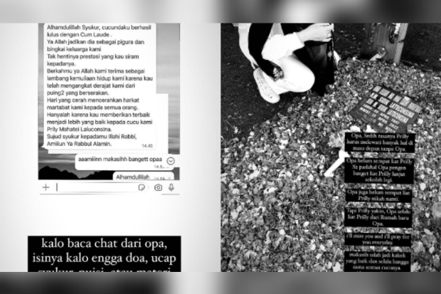 Prilly Latuconsina dan almarhum kakek