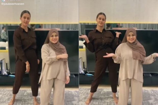 Paula Verhoeven dan Aurel Hermansyah