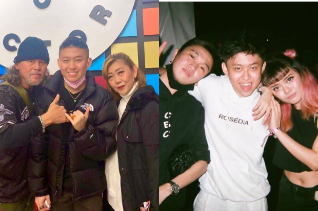 Rich Brian bersama orangtua dan dua kakaknya