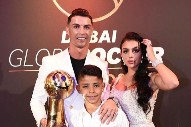 Cristiano Ronaldo, Cristiano Ronaldo Jr dan Georgina Rodriguez