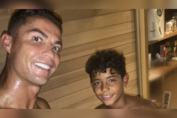 Cristiano Ronaldo dan Cristiano Ronaldo Jr