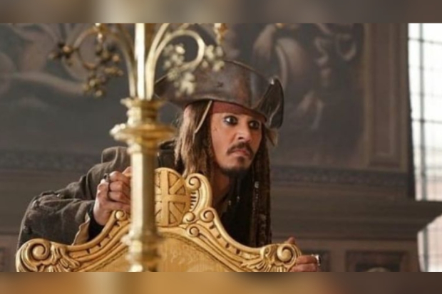 Johnny Depp di Pirates of Caribbean