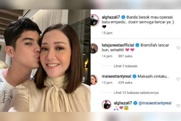 Al Ghazali minta doa untuk Maia Estianty