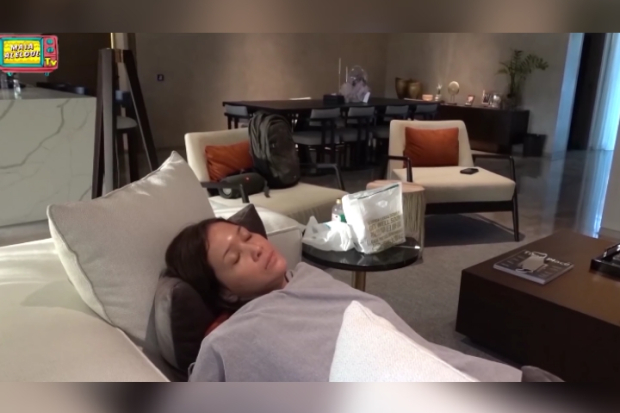 Maia Estianty saat sakit