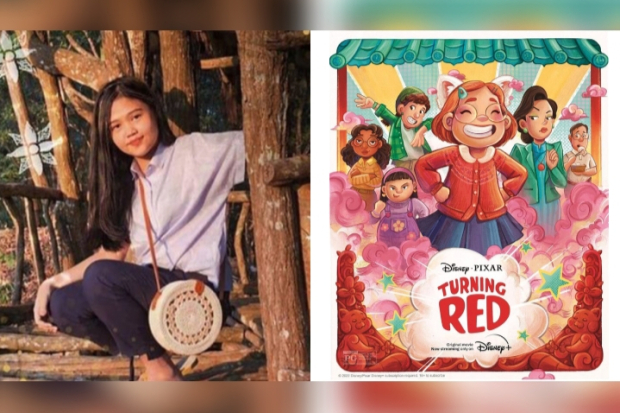 Emmanuelle Elizabet, Ilustrator Poster Turning Red