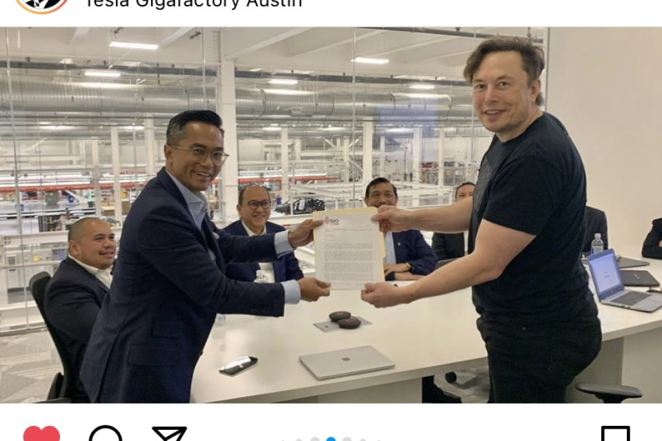 Elon Musk bertemu delegasi Indonesia