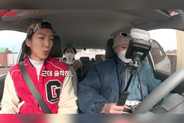 Kang Seung Yoon menyetir