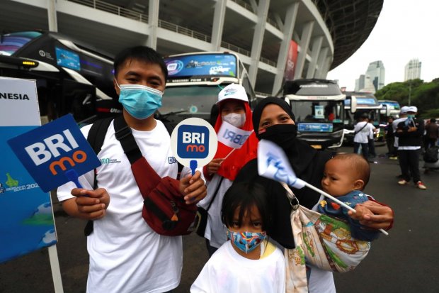 Masyarakat dan nasabah yang akan mudik gratis Lebaran 2022 bersama BRI