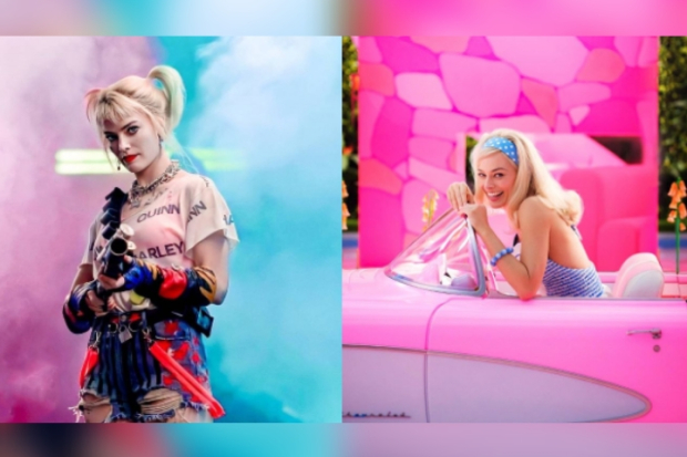 Margot Robbie saat memerankan Harley Quinn dan Barbie