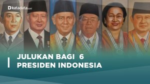 Julukan bagi 6 presiden Indonesia