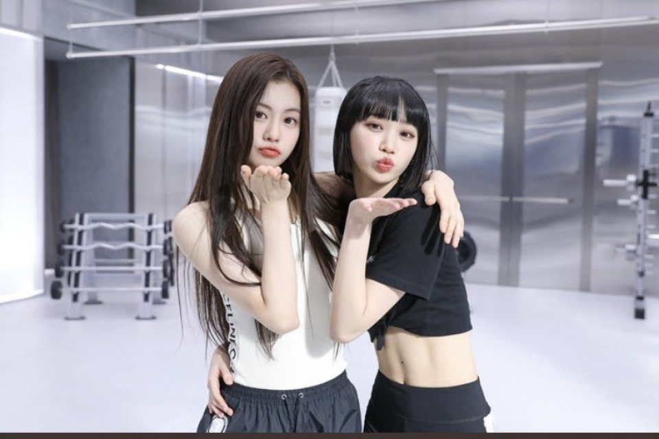 Kim Garam dan Chaewon leader LE SSERAFIM