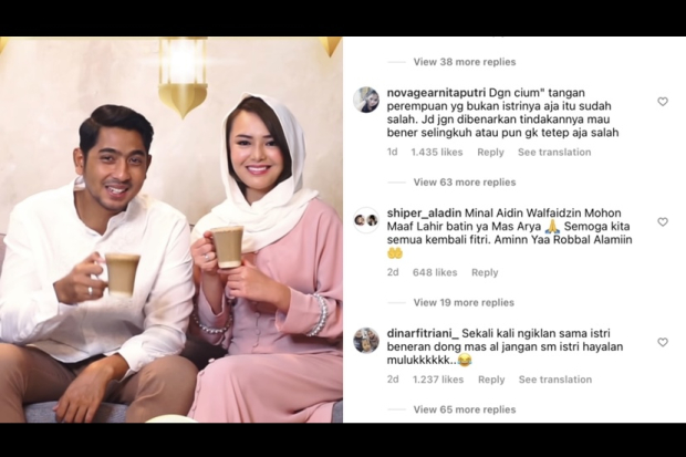 Amanda Manopo dan Arya Saloka