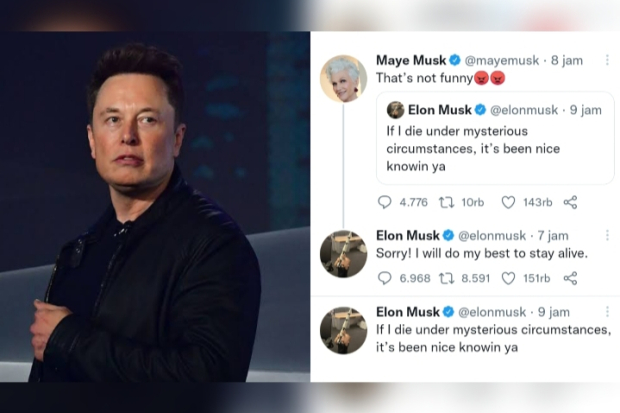Maye Musk Tanggapi Cuitan Elon Musk