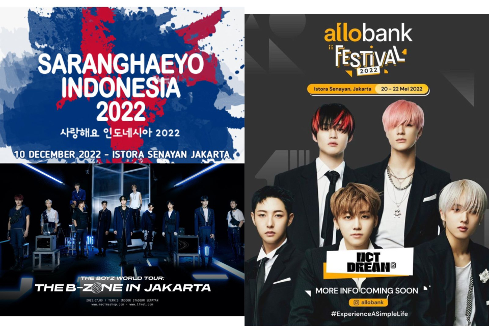 Konser Kpop di Indoneisa 2022