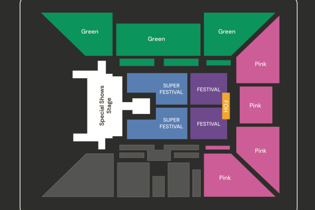 Seat plan Allo Bank Festival 2022