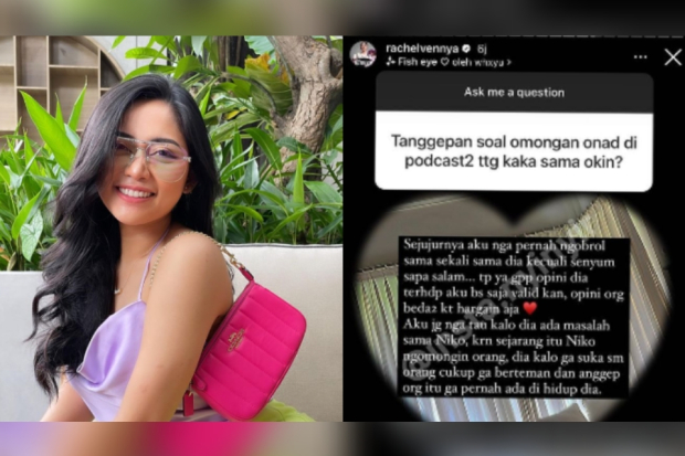 Tanggapan Rachel Vennya terhadap Onadio Leonardo