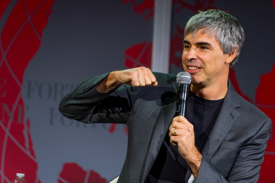 Profil Larry Page, salah satu penemu Google, menghadiri acara Fortune Global Forum 2015 di San Francisco, California, AS pada Senin, 2 November 2015
