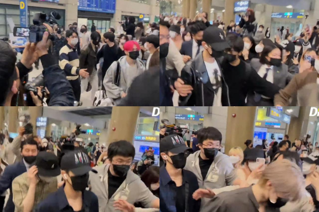 ENHYPEN di bandara Incheon