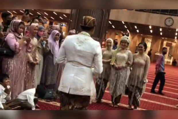 Masayu Clara dan Qausar Harta pernikahan