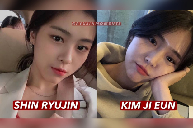 Shin Ryujin ITZY dan Kim Ji Eun