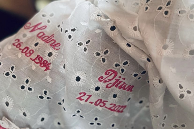 Anak Nadine Chandrawinata dibaptis Katolik