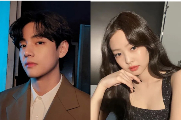 V BTS dan Jennie Blackpink