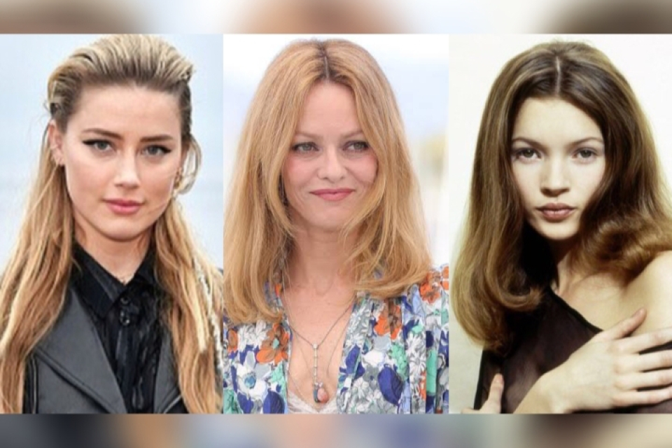 Amber Heard, Vanessa Paradis dan Kate Moss